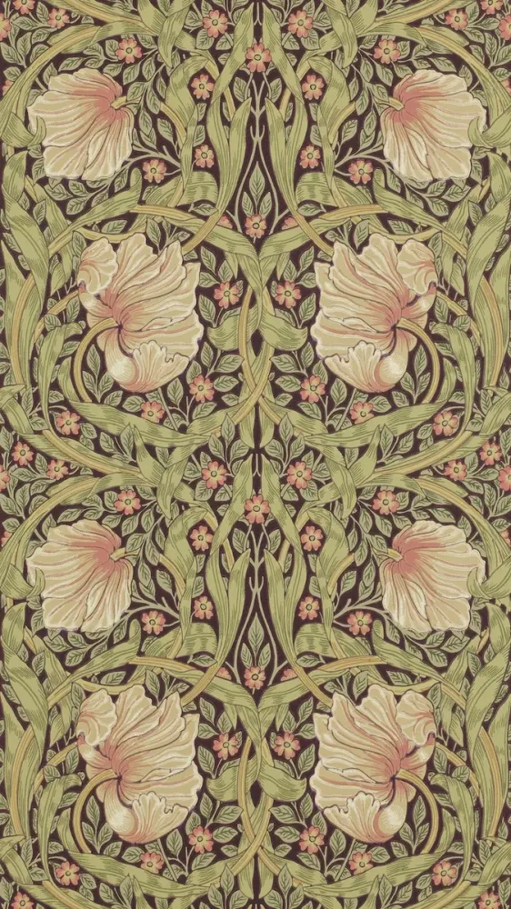 Morris & Co - Pimpernel Bullrush/Russet Morris 160th Anniversary