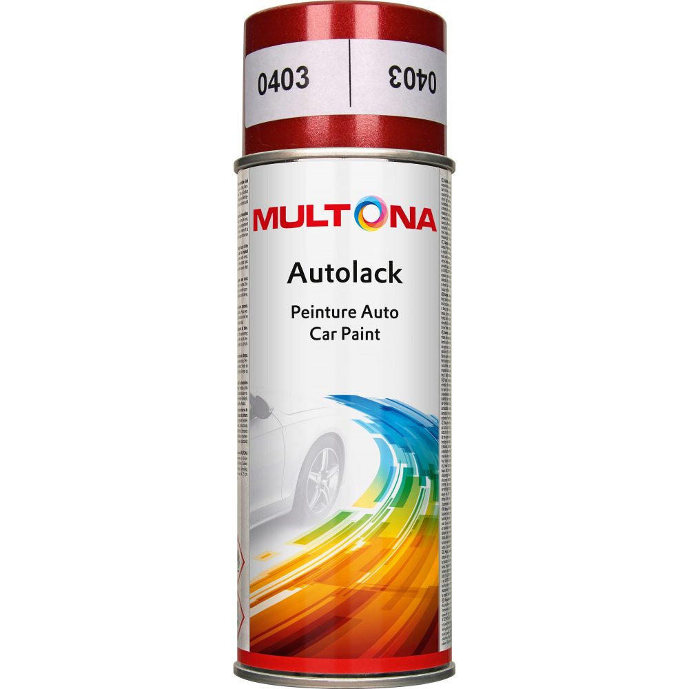 Kjøp Multona Bilfarge rød 0403, 400 ml