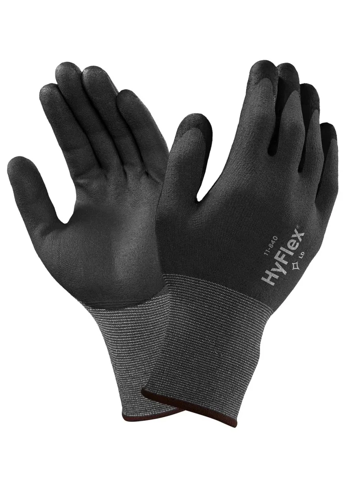 Ansell Hyflex 11-840 Montagehandske Nitrilfoam/Nylon/Spandex Nitrilfoam/nylon/spandex