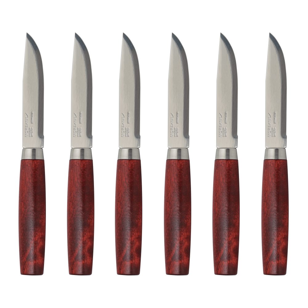 Morakniv Classic Steak Knife 6-pack, Röd