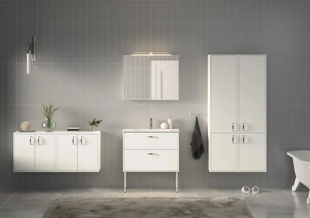 Gustavsberg Artic Spegelskåp vit, 100 cm