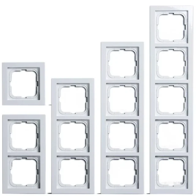 ABB Impressivo Täckram aluminium 3-fack
