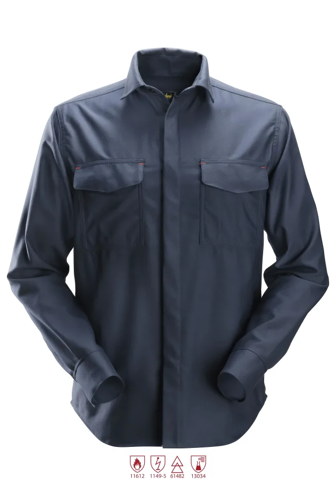 Snickers Workwear 8561 ProtecWork Skjorta marinblå 4XL