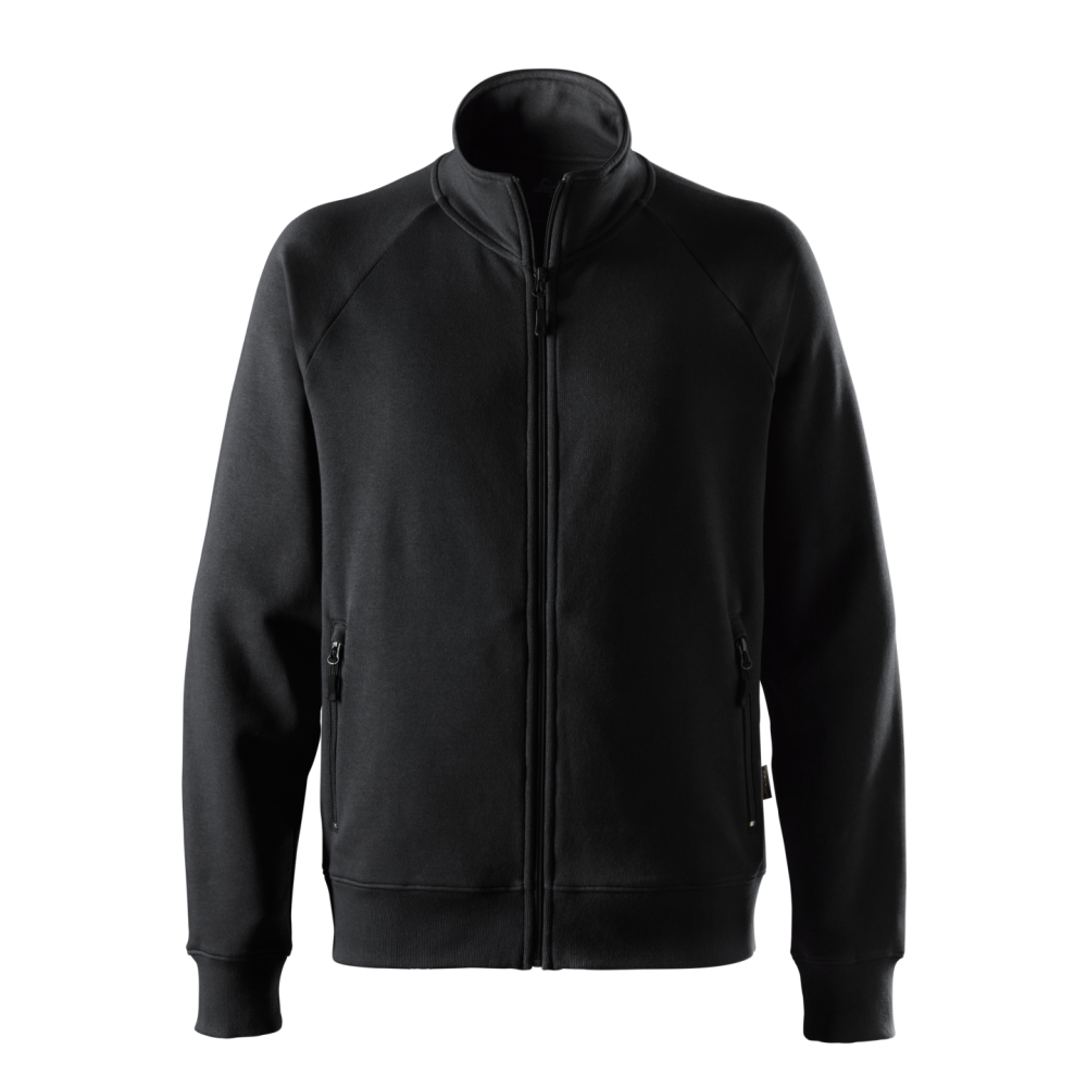 SWEATSHIRTJACKA SVART STL XS