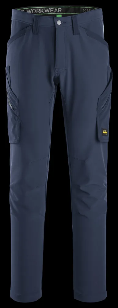 Snickers Workwear 6873-9595 FlexiWork Arbetsbyxa marinblå 60