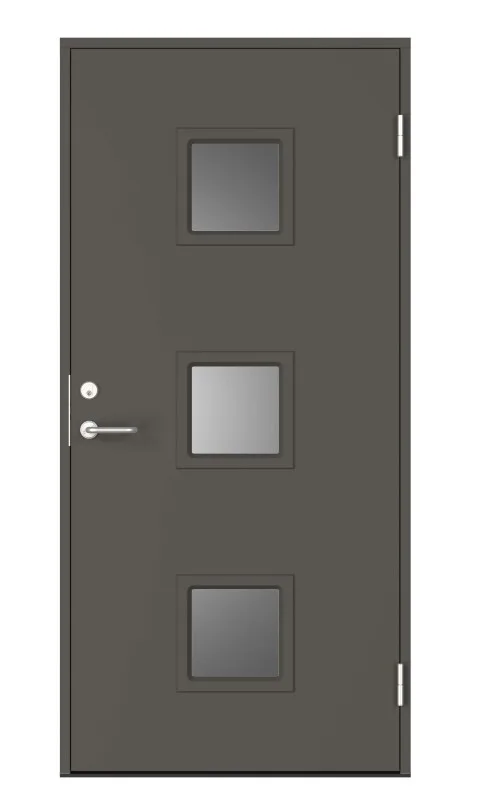 Swedoor C7030 Ytterdörr mörkgrå (S 7000-N) 988x2080 mm