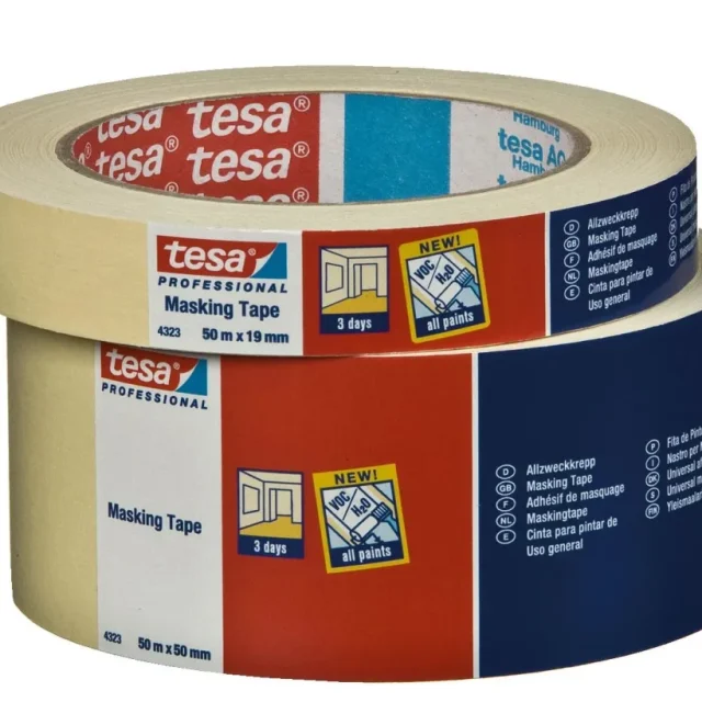 Tesa 4323 Maskeringstejp beige 50 m x 50 mm