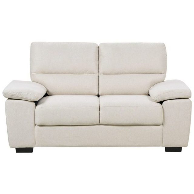2-sitssoffa Vogar Beige, svart