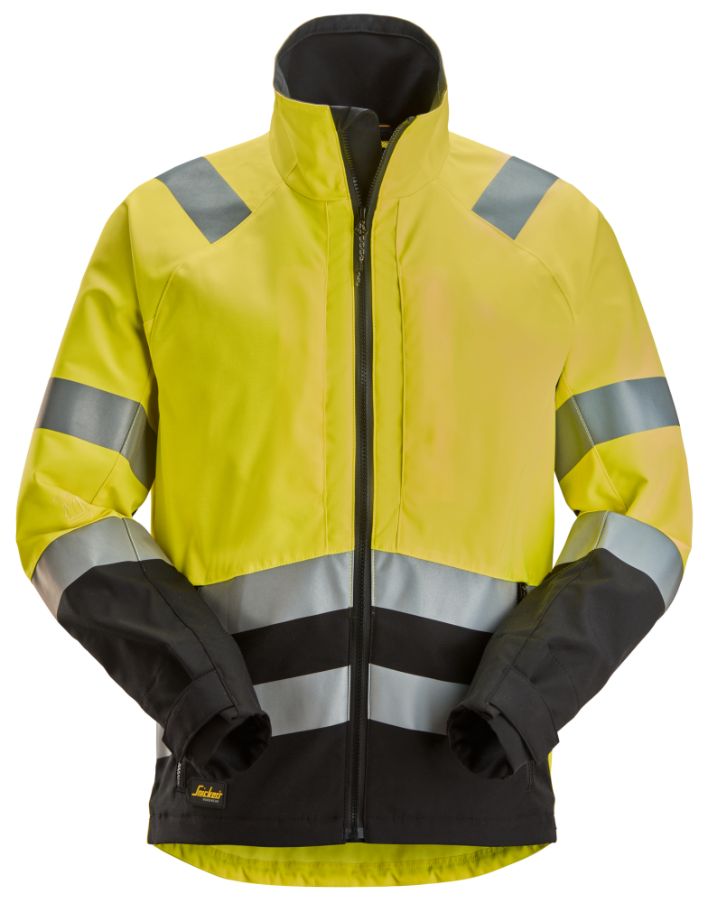 VARSELJACKA SNICKERS WORKWEAR KL2/3 GUL/SVART, STL XS