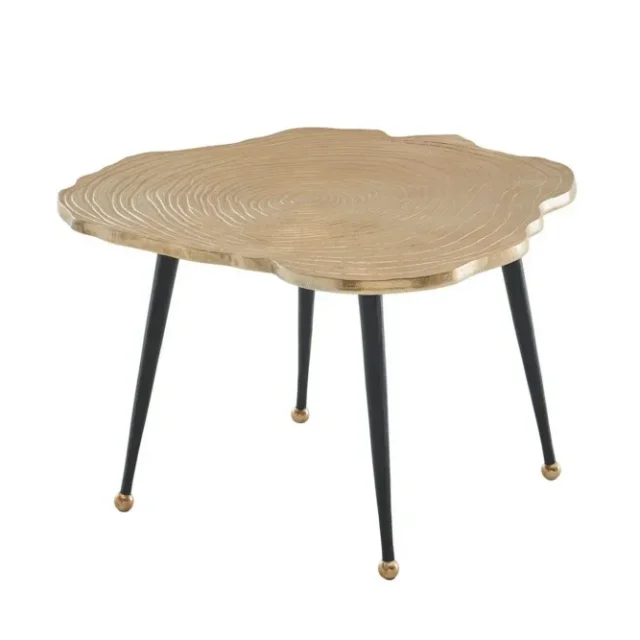 Soffbord Wohnling Träskiva Stil Metall Modern med Metallben