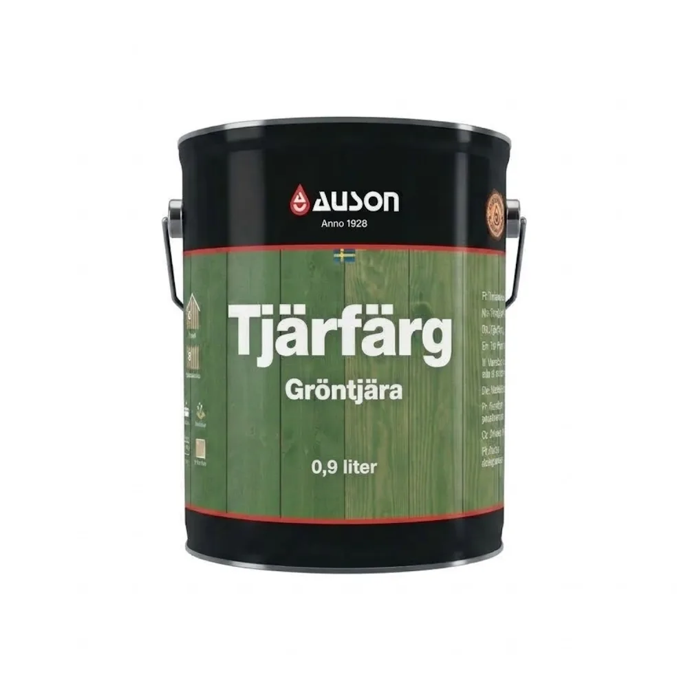 Köp Auson Tjärfärg Gröntjära 0,9 Liter | Snabba Leveranser