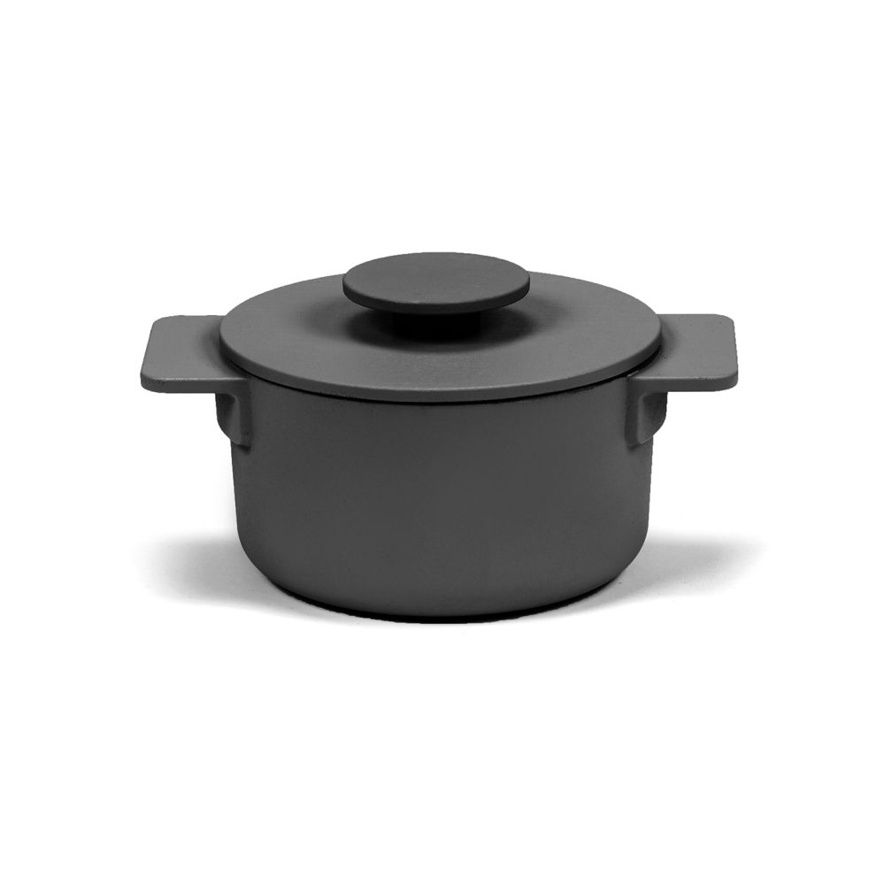 Surface gjutjärnsgryta svart, 1 L