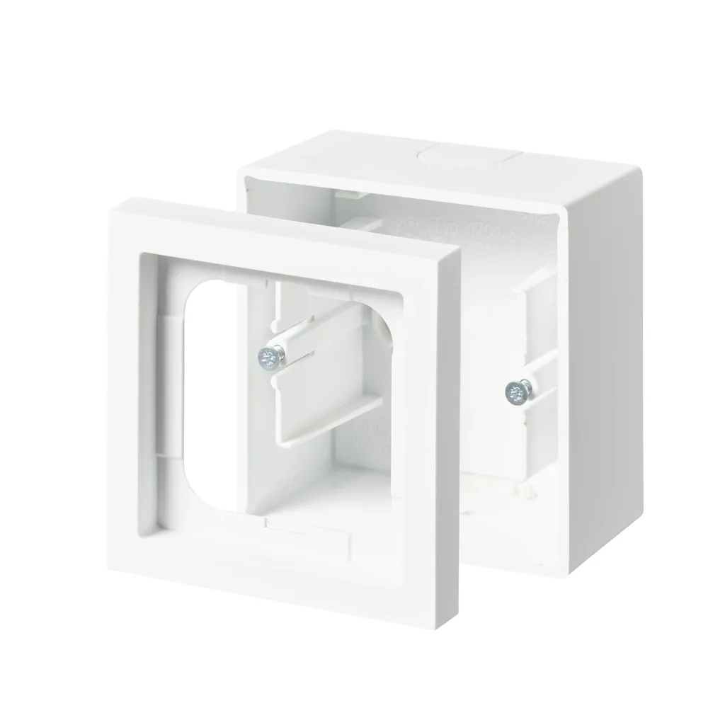 ABB 1723S80-884 Förhöjningsram 80 x 54 mm, vit 3-fack