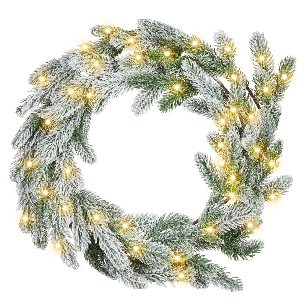 Snöig Julkrans Albini