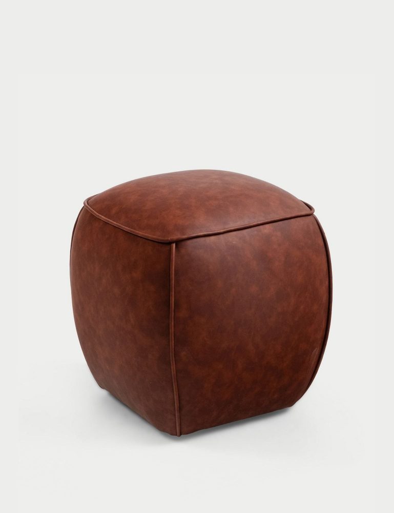 Valnor Sittpuff 40 cm Konstläder
