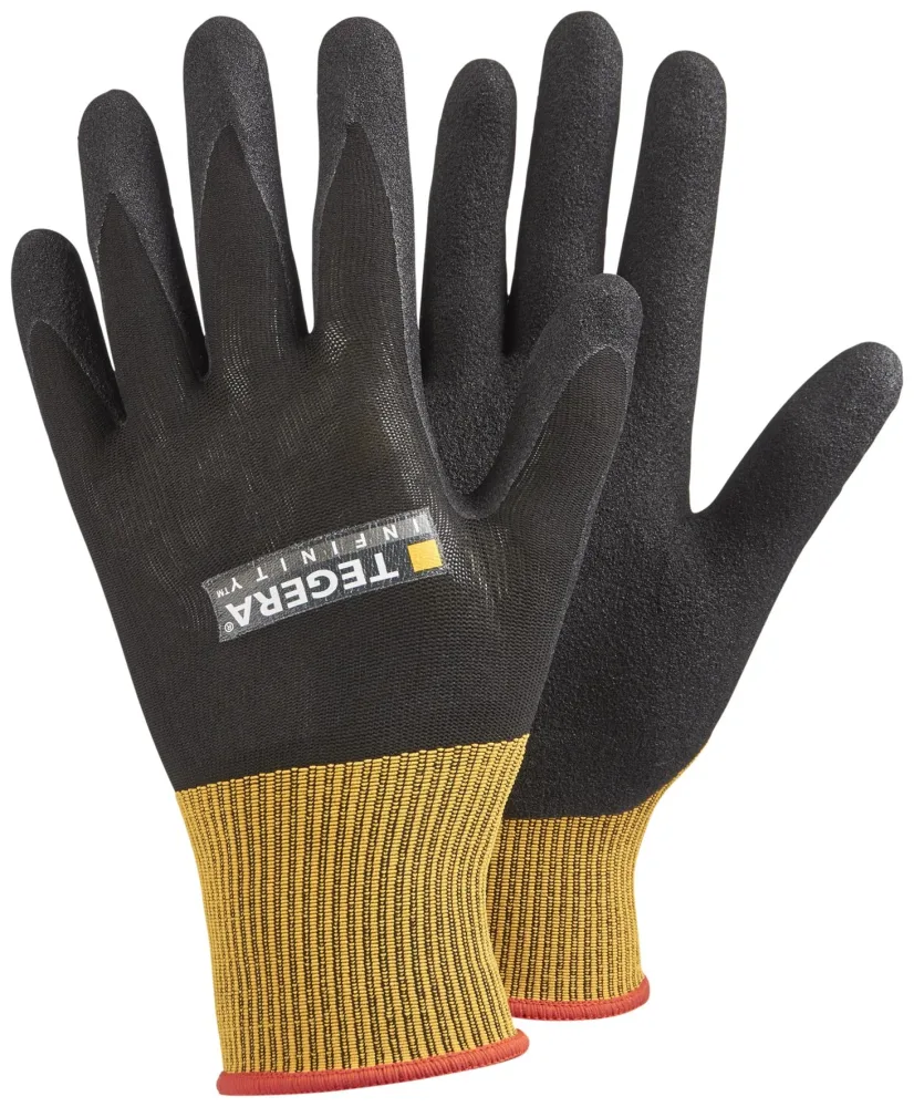 Tegera 8801 Montagehandske Nitrilfoam/DMF-fri PU 10