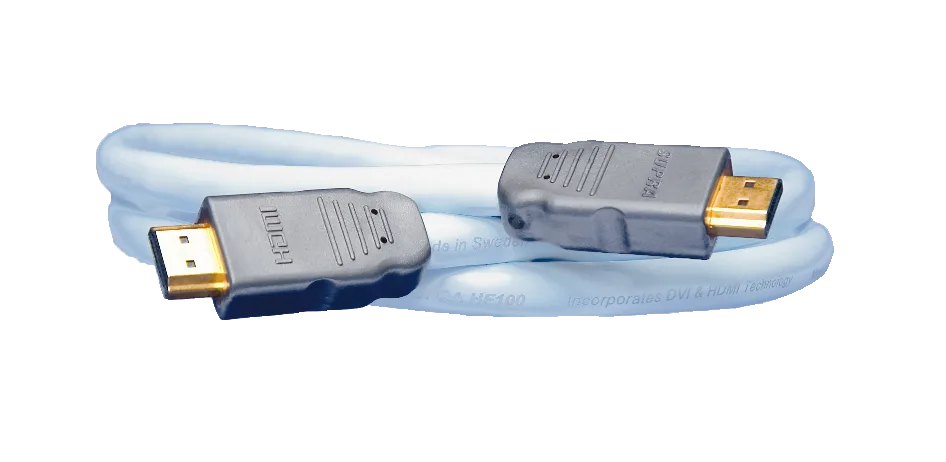 SUPRA 1001100237 Patchkabel 2 x HDMI, gjutna kontakter 12 m