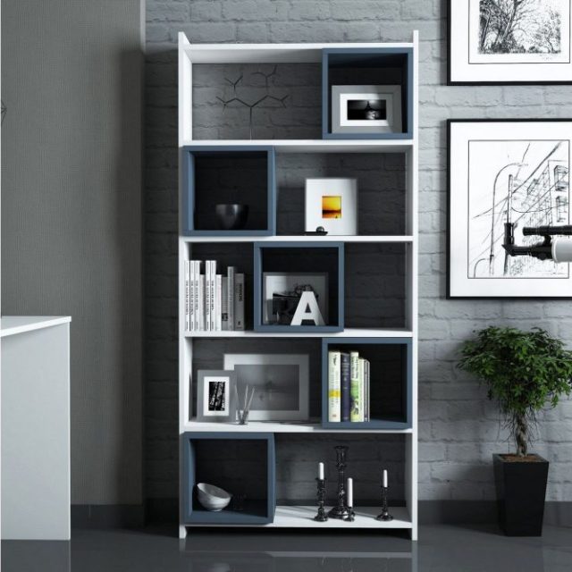 Hovdane Skrivbord 120 cm med Förvaring + Vägghylla +