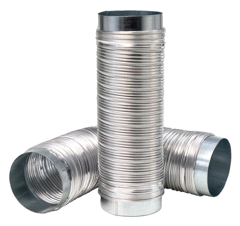 REC Indovent Drasut 80 Metallslang utdragbar 1 m 80 mm