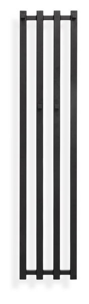 HANDDUKSTORK SVEDBERGS ZAGA SVART MATT, VATTEN H-KNOPP 26X10,8X120CM