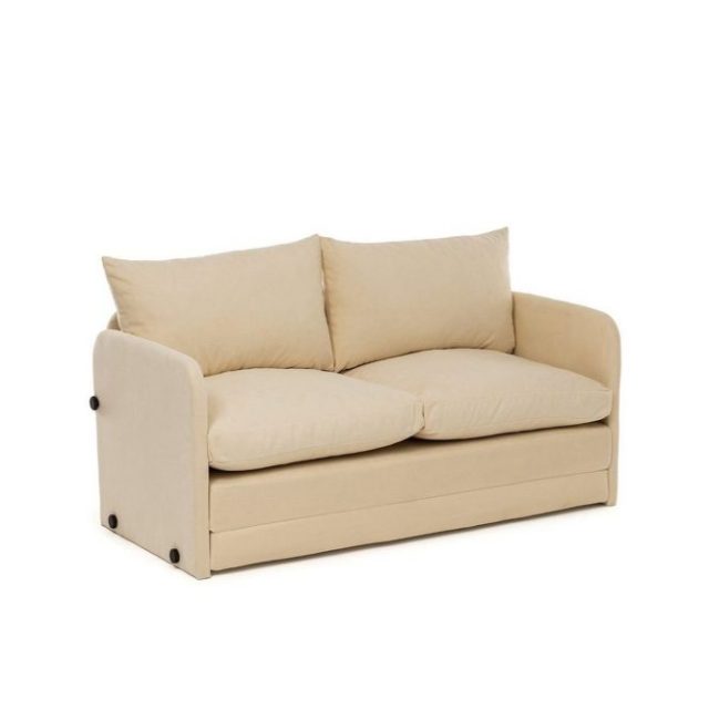 2-sits bäddsoffa Rubby (148 x 70 x 66 cm) Grädde