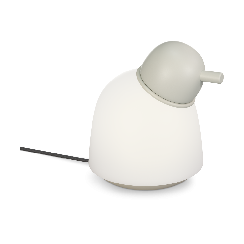 Bird bordslampa 21,5 cm, Sand-opalglas