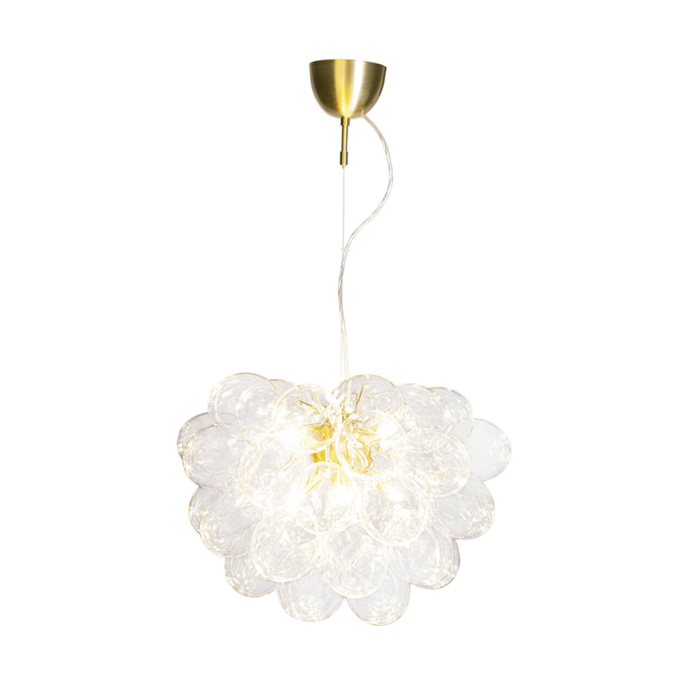 Gross taklampa Ø50 cm, Mässing-klar