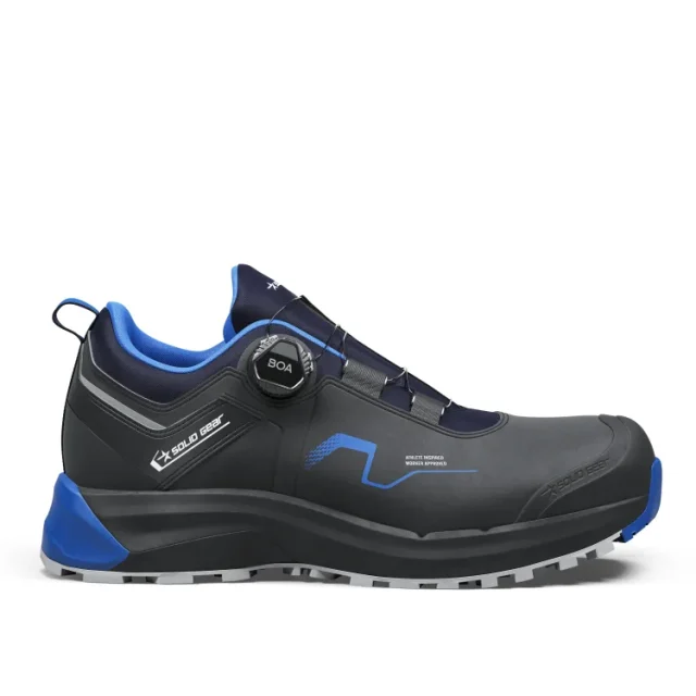 Solid Gear Sonar Low Skyddssko svart/blå 35