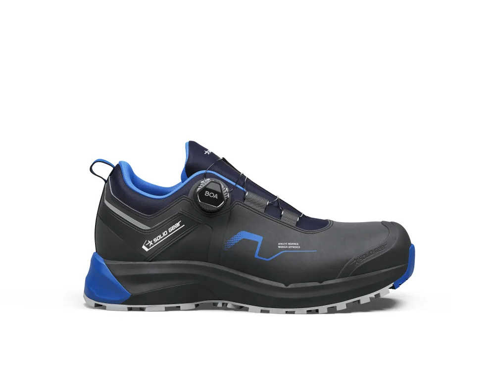 Solid Gear Sonar Low Skyddssko svart/blå 35