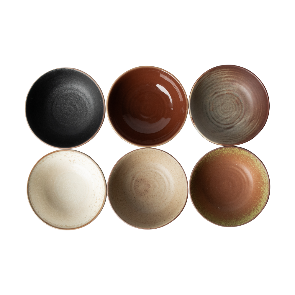 Bowl skål Ø12 cm 6-pack, Multi