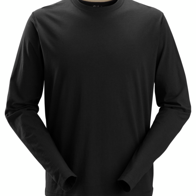 T-SHIRT LÅNGÄRMAD SVART STL XS SVART STL XS