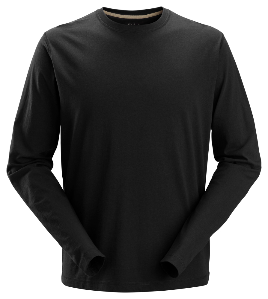 T-SHIRT LÅNGÄRMAD SVART STL XS SVART STL XS