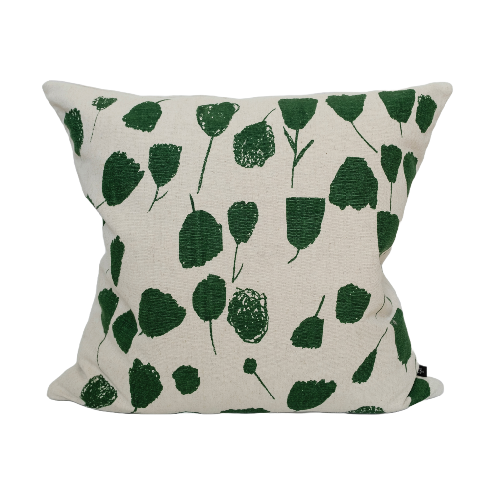 Bouquet kuddfodral 48x48 cm, Nature-green