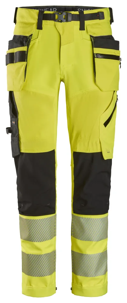 Snickers Workwear 6930 Midjebyxa gul/svart 52