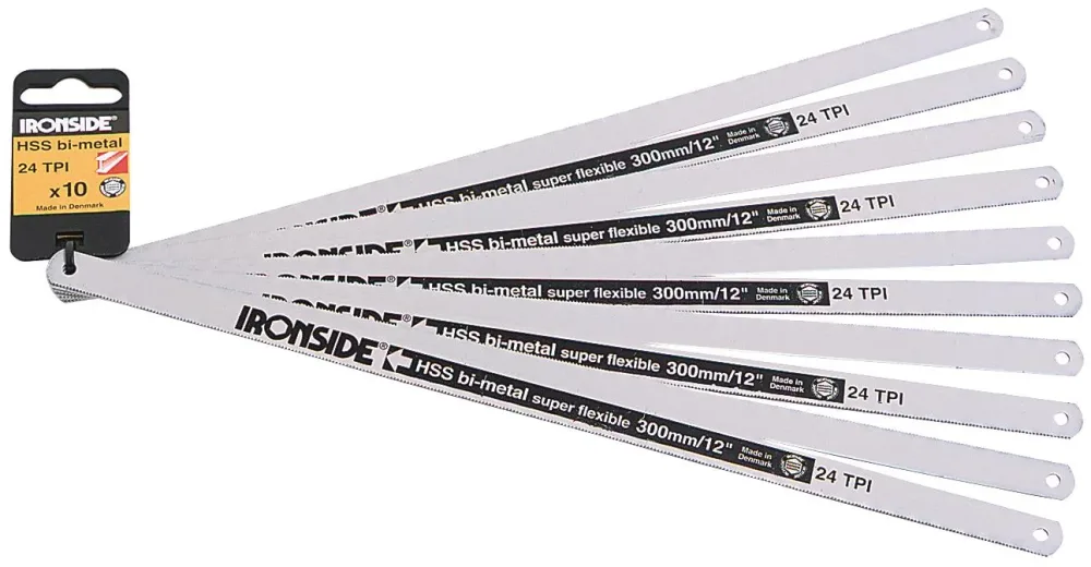 Ironside 131106 Bågfilsblad 300 mm, 10-pack 32TPI