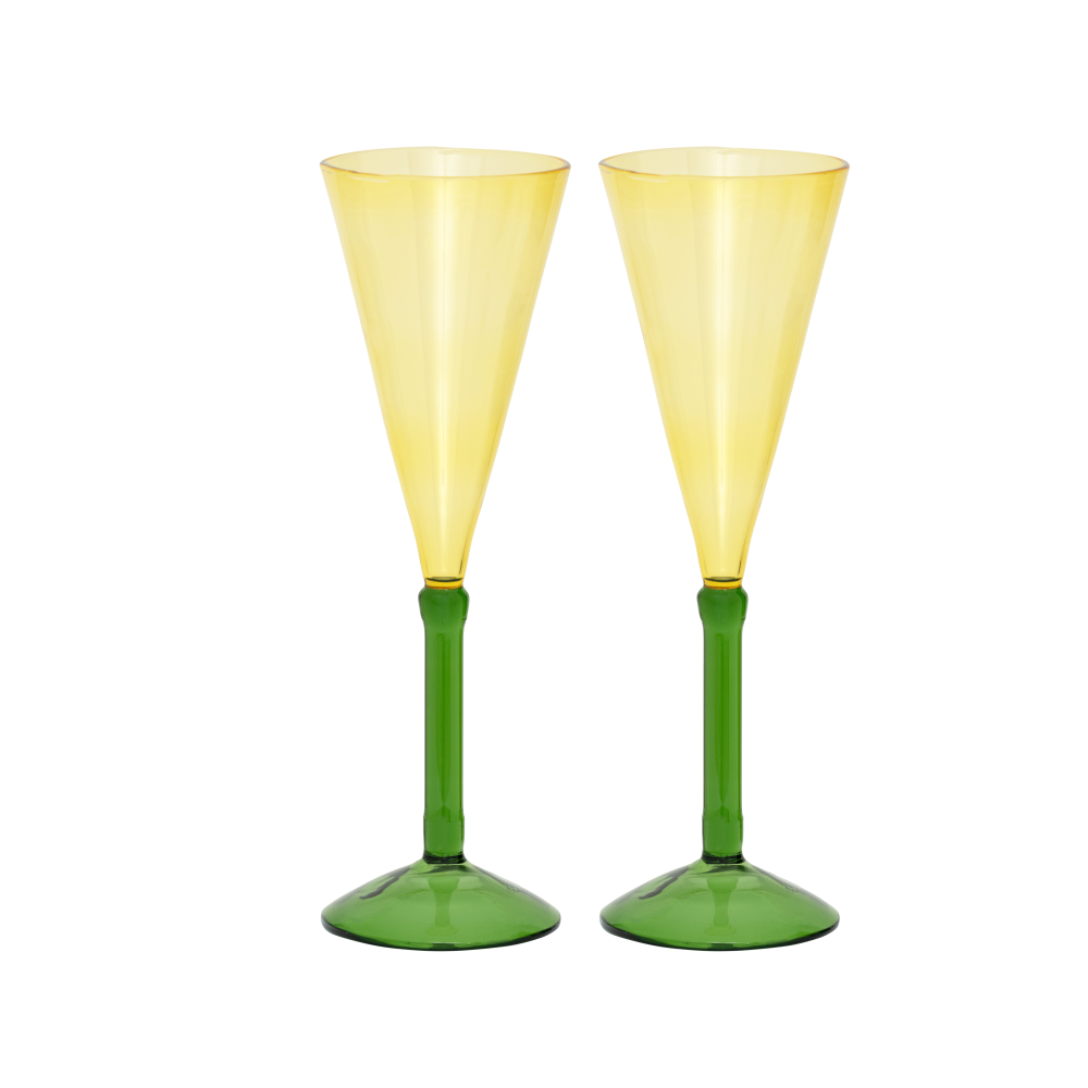 Urban Nature Culture gåvoset champagneglas 2-pack, Pink
