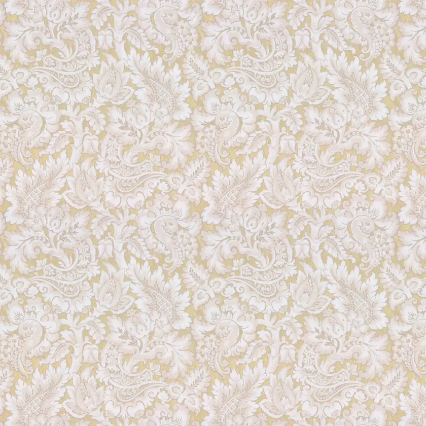 Lim & Handtryck - Kashmir - Beige/Guld x135-13