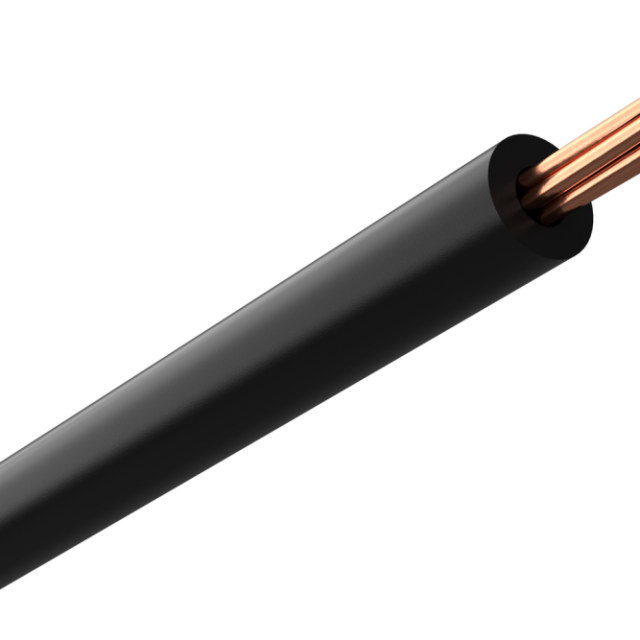 KABEL GELIA FQ 1.5 SVART H07Z1-R, 20M/RING