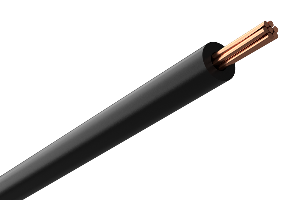 KABEL GELIA FQ 1.5 SVART H07Z1-R, 20M/RING