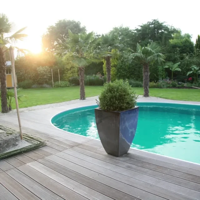 Planet Pool Stålväggspool Premium Oval 6,0x3,2x1,5m Inbyggd