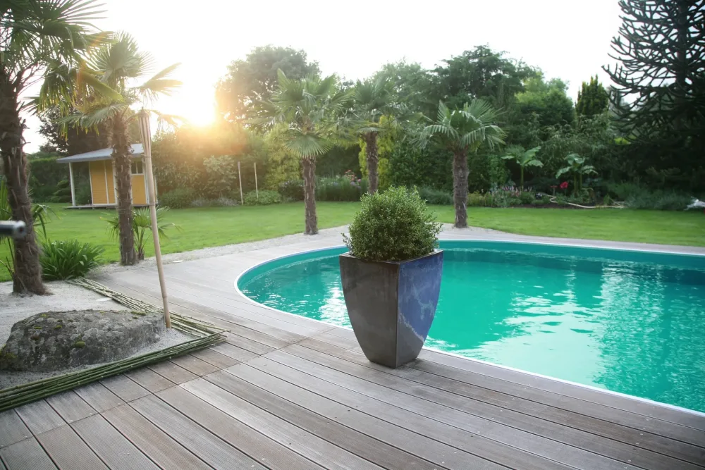 Planet Pool Stålväggspool Premium Oval 6,0x3,2x1,5m Inbyggd