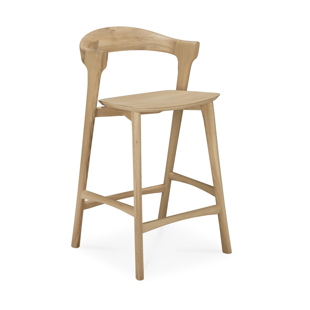 Bok barstol, Lackerad ek, 65 cm