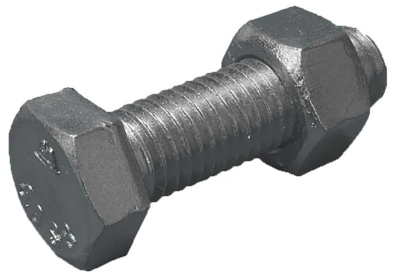 Stafa 0118600026 Stålbyggnadsskruv 20 mm, med mutter, FZB 8.8, EN 15048 20 x 55 mm, 25-pack