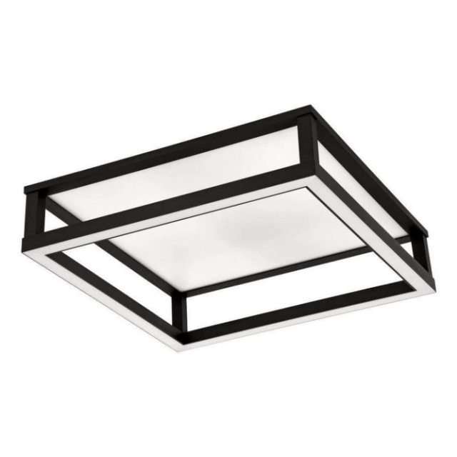 Takbelysning Eglo Macellara Svart/Vit 45x45 cm