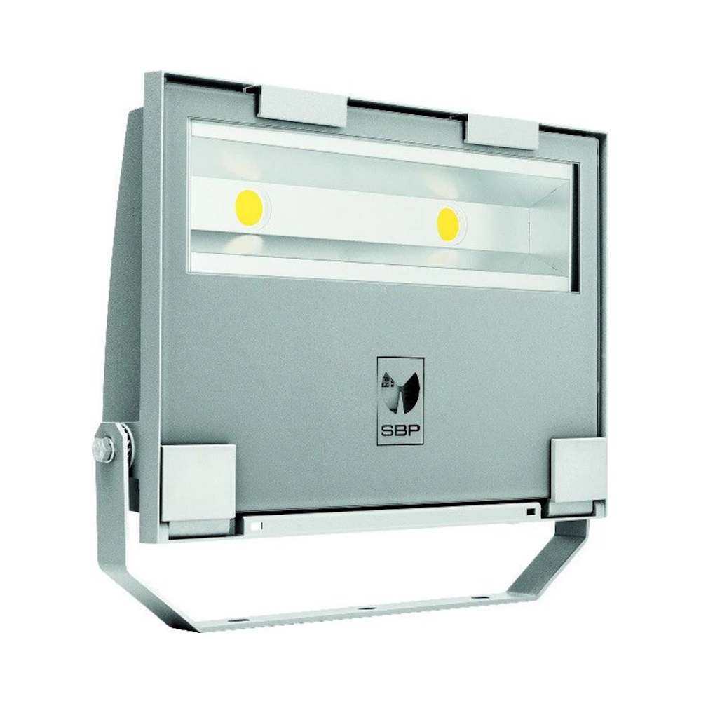 Strålkastare Guell 2 Asymmetrisk 80W 220-240V 7224lm 4000K IP66 Grå Scan Interlight