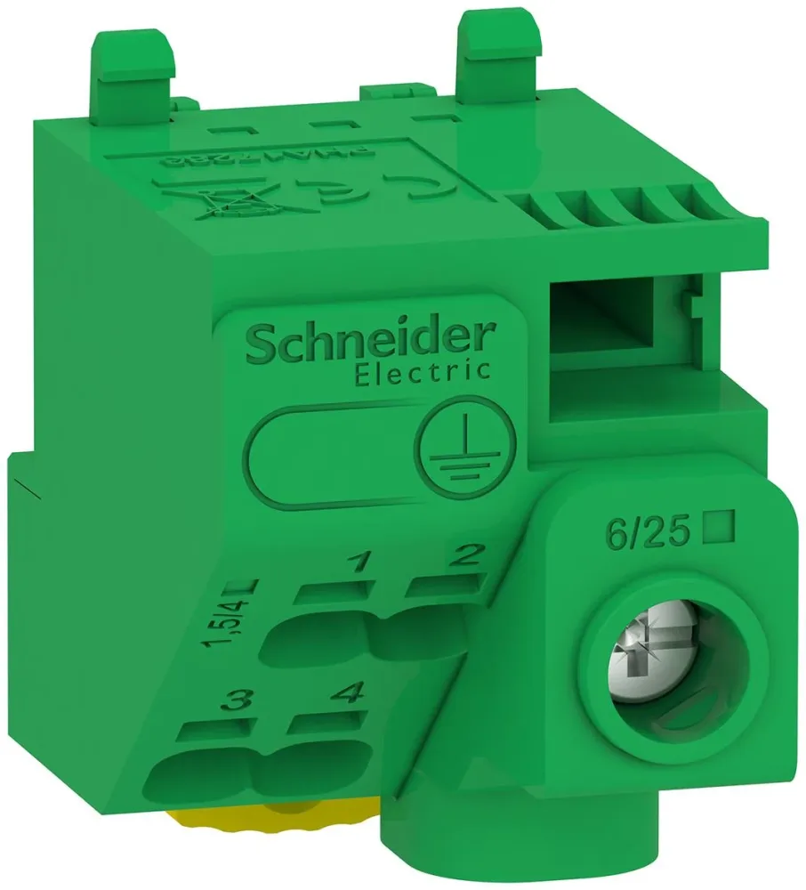 Schneider Electric Resi9 CX LGYT1E05 Jordplint 440 V 5 anslutningar