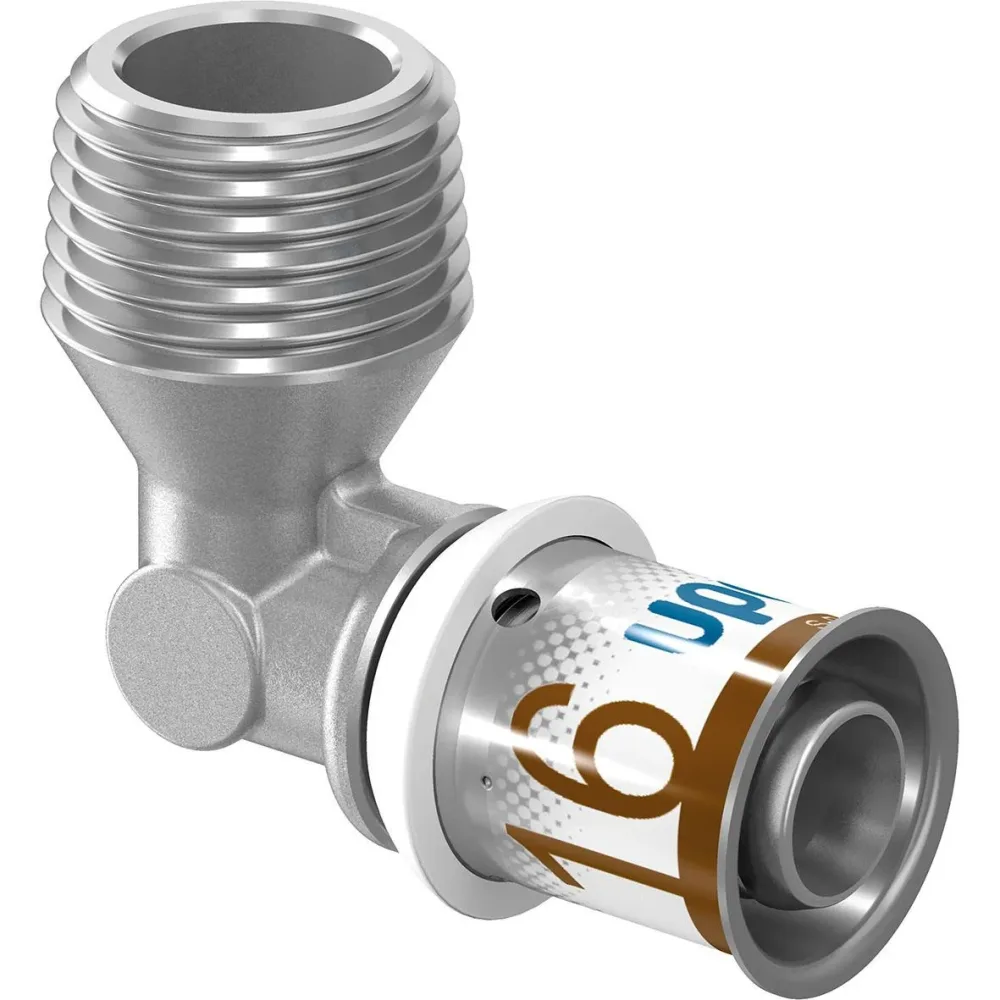 Uponor S-Press Plus 1896537 Vinkelövergång 90°, utvändig gänga 25 x 20 mm