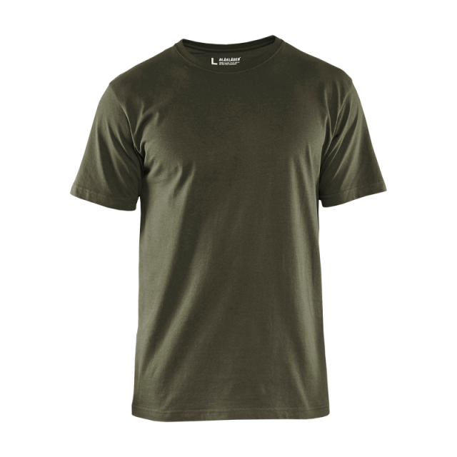 T-SHIRT BLÅKLÄDER 3525 1042 MÖRK, OLIVGRÖN XL