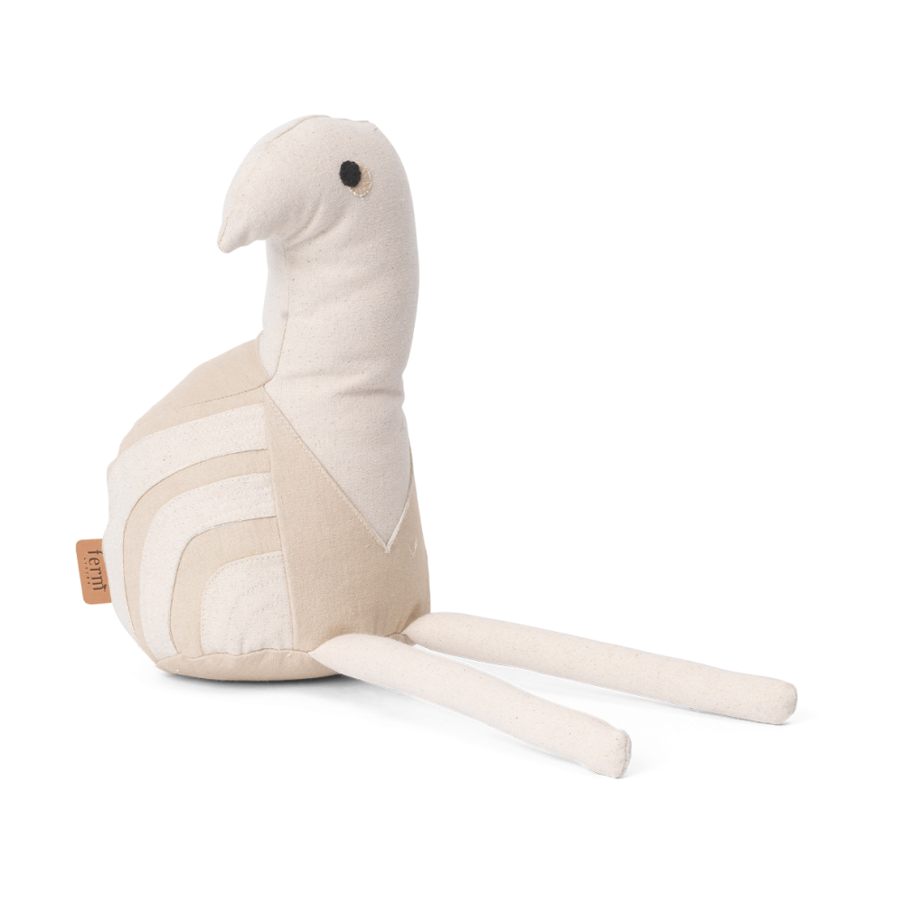 Birdy Teddy gosedjur, Natural-Off-white