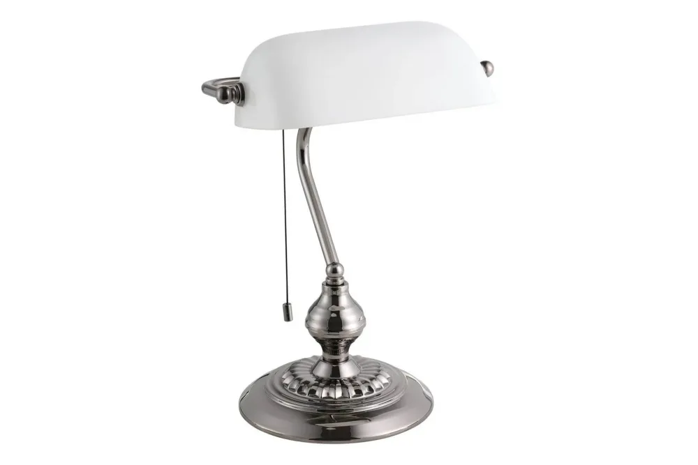 Bordslampa Eglo Banker Nickel Vit